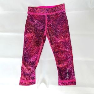 Pink Reebok Kids Leggings 18M